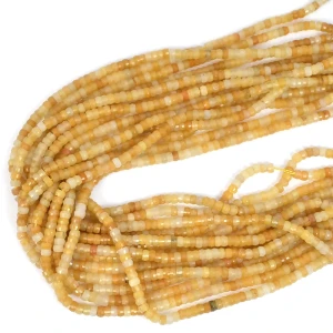 Awenturyn żółty tralarek fasetowany ok. 4x2mm