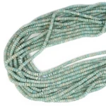 Amazonit talarek fasetowany ok. 4x2mm