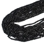 Turmalin czarny kostka fasetowana ok. 4,5mm