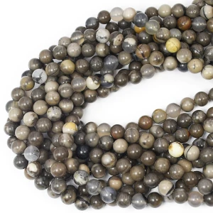 Agat wulkaniczny kula gładka ok. 8,5mm