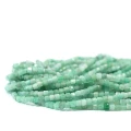 Szmaragd kostka fasetowana ok. 2,8x2,8mm