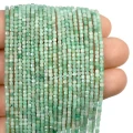 Szmaragd zielony jasny kostka fasetowana ok. 2x2mm