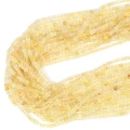 Kwarc Lemon kostka fasetowana ok. 2,5x2,5mm