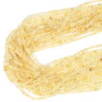 Kwarc Lemon kostka fasetowana ok. 2,5x2,5mm