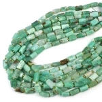 Chryzopraz walec nieregularny ok. 10-13x7-8mm