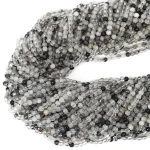 Kwarc z turmalinem kula gładka ok. 3mm