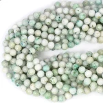 Jaspis kiwi zielony kula gładka ok. 8mm