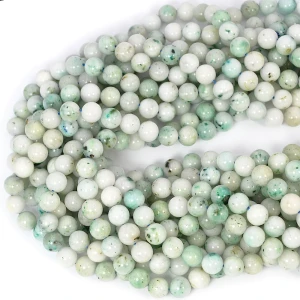 Jaspis kiwi zielony kula gładka ok. 8mm