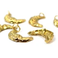 Zawieszka rogalik ok. 23x14mm [zawieszka, stal, kolor złoty PVD]