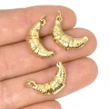 Zawieszka rogalik ok. 23x14mm [zawieszka, stal, kolor złoty PVD]