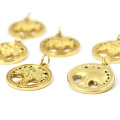 Zawieszka drzewo życia ok. 21x16mm [zawieszka, stal, kolor złoty PVD]