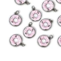 Zawieszka donut ok. 20x15mm [zawieszka emaliowana, stal]