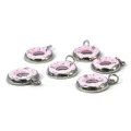 Zawieszka donut ok. 20x15mm [zawieszka emaliowana, stal]