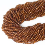 Granat hessonit  kula fasetowana ok. 3,5mm