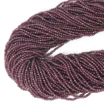 Granat kula fasetowana ok. 2,2mm