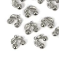 Wiśnie ok. 20x16mm [zawieszka, stal]