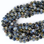 Dumortieryt oponka grubo fasetowana ok. 8x6mm