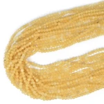 Kalcyt żółty kula fasetowana ok. 4mm