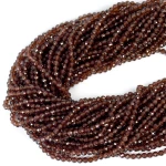 Granat szampański kula fasetowana ok. 3,3mm