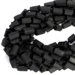Turmalin czarny bryła surowa ok. 12-16x8-10mm