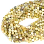 Opal żółty kula gładka ok 6mm 