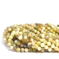 Opal żółty kula gładka ok 6mm