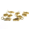 Żółw ok. 19x10mm [zawieszka, stal, kolor złoty PVD]