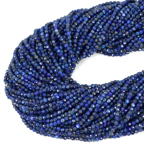 Lapis Lazuli kula fasetowana ok. 3mm