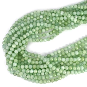 Kwarcyt jasnozielony kula gładka ok. 6,5mm