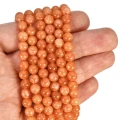 Kwarcyt pomarańczowy kula gładka ok. 6,5mm