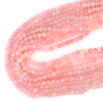Kwarcyt jasnoróżowy szklisty kula gładka ok. 6,5mm
