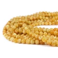 Kwarcyt miodowo żółty kula gładka ok. 6,5mm