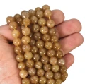 Kwarcyt miodowo-karmelowy kula gładka ok. 8 mm