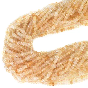 Cytryn dysk fasetowany ok. 4x3mm
