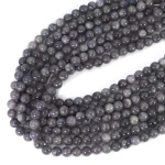 Kwarcyt fioletowa szarość kula gładka ok. 8mm