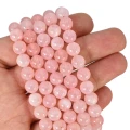 Kwarcyt jasnoróżowy kula gładka ok. 8 mm
