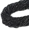 Turmalin czarny dysk fasetowany ok. 3x2,5mm