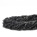 Turmalin czarny oponka fasetowana ok. 3x2,5mm