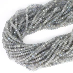 Labradoryt dysk fasetowany ok. 4x2,5mm