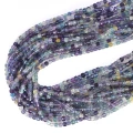 Fluoryt ciemny kostka fasetowana ok. 4mm