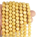 Kwarcyt miodowo żółty kula gładka ok. 8,5mm