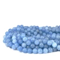 Kwarcyt niebieski szklisty kula gładka ok. 8,5mm