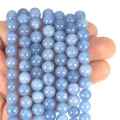 Kwarcyt niebieski szklisty kula gładka ok. 8,5mm