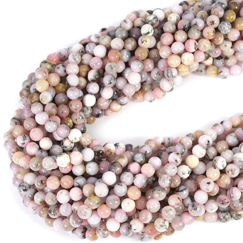 Opal peruwiański kula gładka 5mm [sznur 39,5 cm]