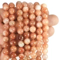 Kwarc pomarańczowy kula gładka ok. 8,5mm