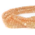 Kwarcyt brzoskwiniowa jasna kula gładka ok. 6,5mm