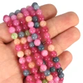 Kwarcyt wielokolorowy-ciemny kula gładka ok. 6,5mm