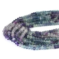 Fluoryt układany oponka fasetowana ok. 5,5x4mm