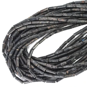 Jaspis cesarski czarny patyczek ok. 4x13mm