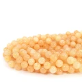 Kwarcyt brzoskwiniowy jasny kula gładka ok. 10mm